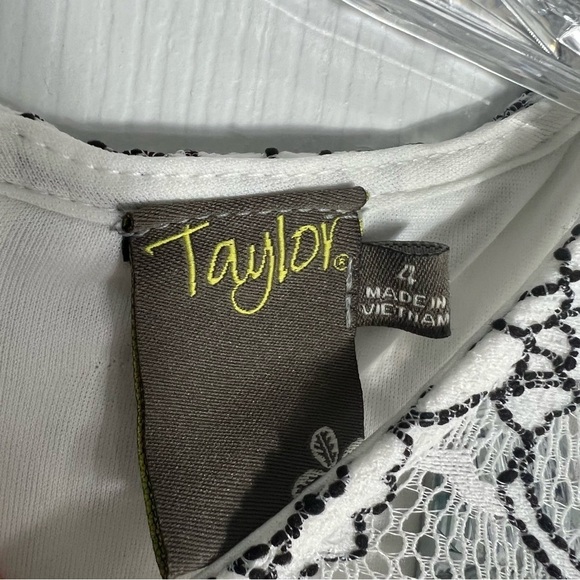 TAYLOR SWIFT’s TAYLOR Piper Piping Dress in Black / White Size 4 - Picture 7 of 8